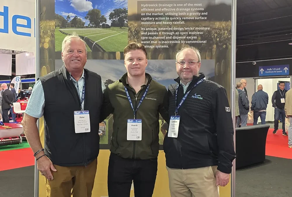 Djuke and ÅhusTurf join forces to bring Hydrowick Drainage to Sweden