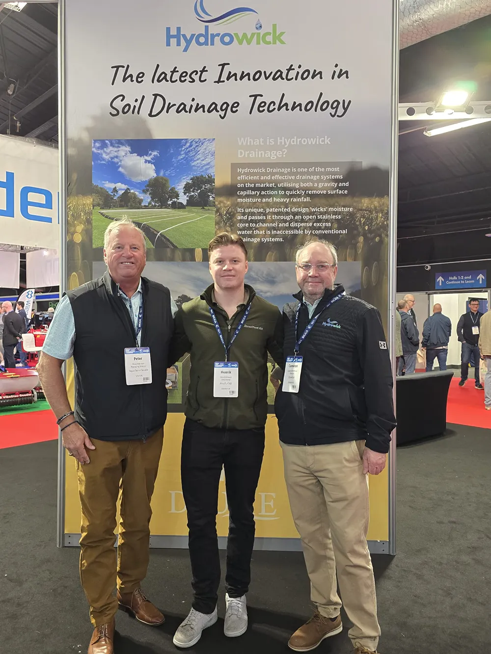 Djuke and ÅhusTurf join forces to bring Hydrowick Drainage to Sweden